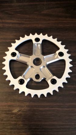Profile racing Spider with Powder coated white 36T sprocket