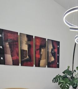 Glossy Wood Artwork 28 x 68"