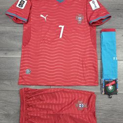 YOUTH PORTUGAL RONALDO WORLD CUP SOCCER JERSEY