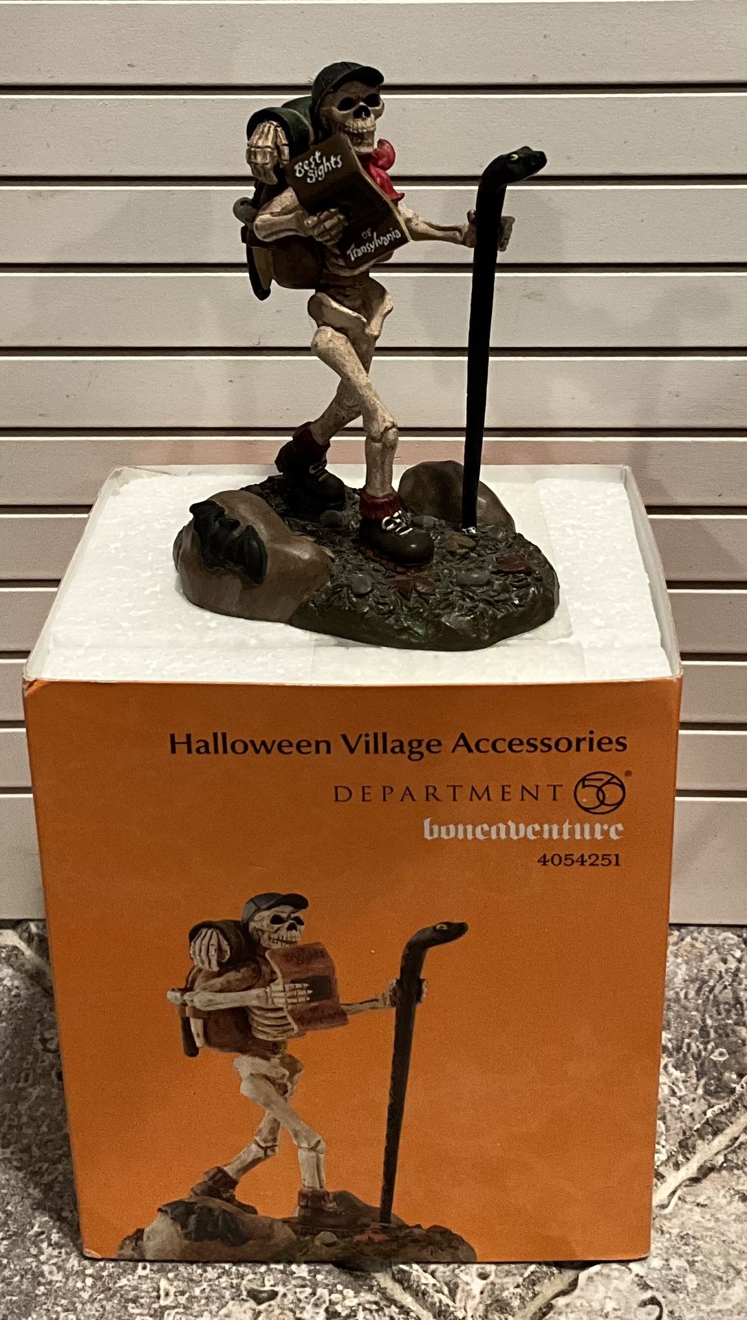 Department 56 Halloween Village Accessory Bone adventure Skeleton