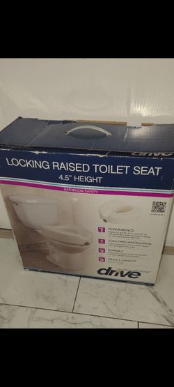 Drive Locking Raised Toilet Seat
