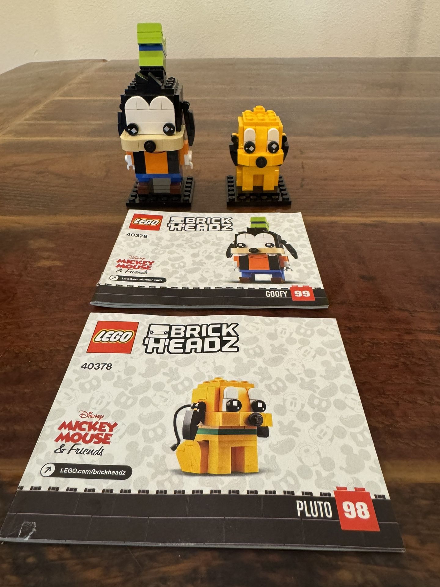 Goofy & Pluto Lego BrickHeadz
