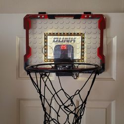 Digital Over Door Basketball Hoop And Balls