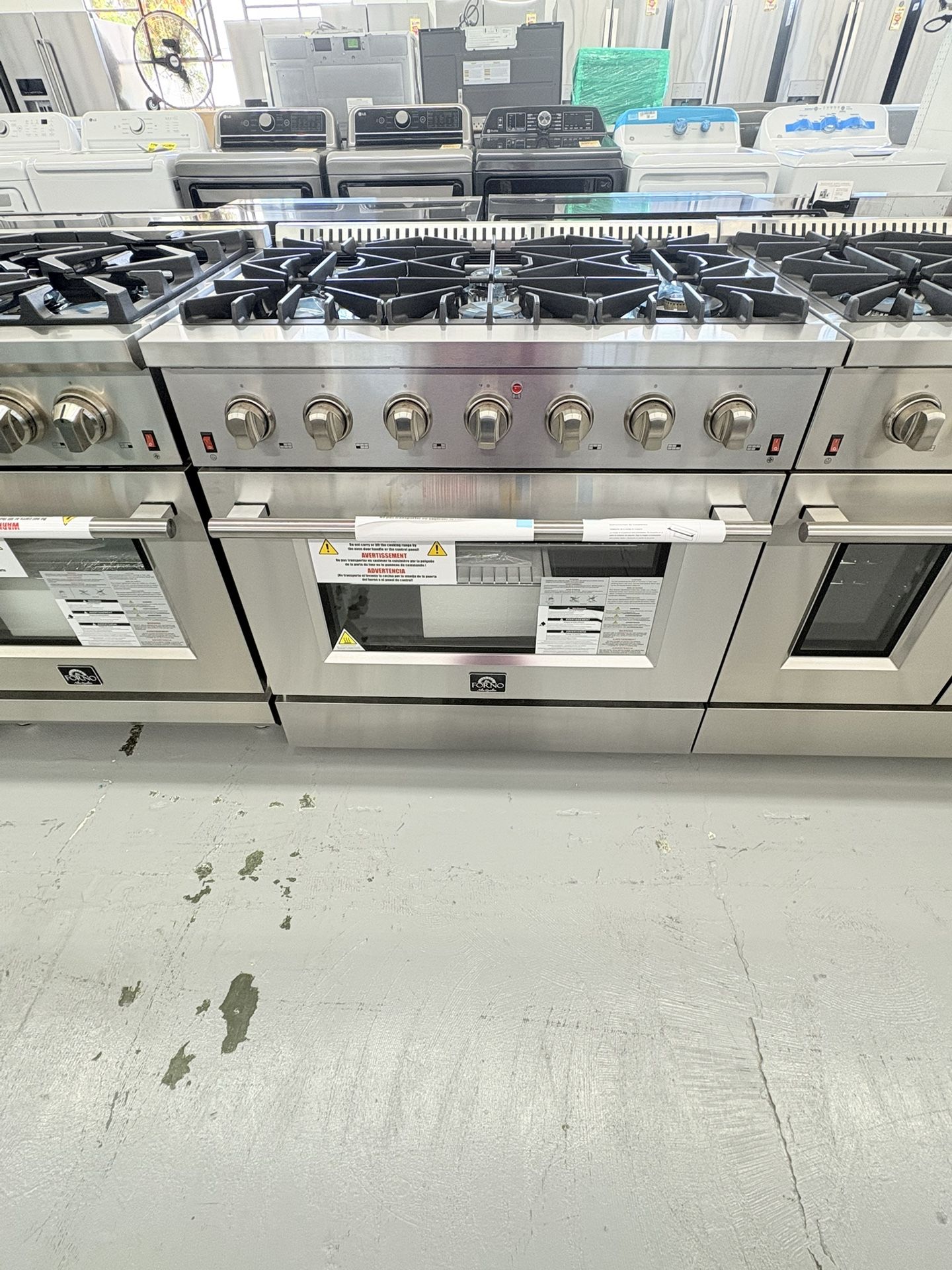 FORNO 36” Slide In Range / 2 Years Warranty