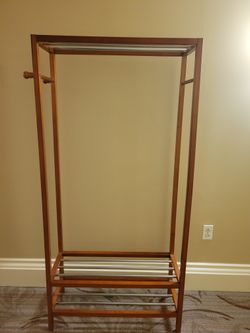 Coat Rack With Shoe Rack 