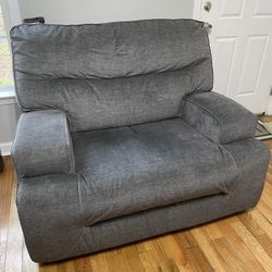 Recliner Loveseat With Wide Seat Reclining Chair 