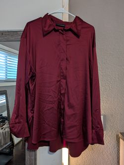 Satin Blouse 2X