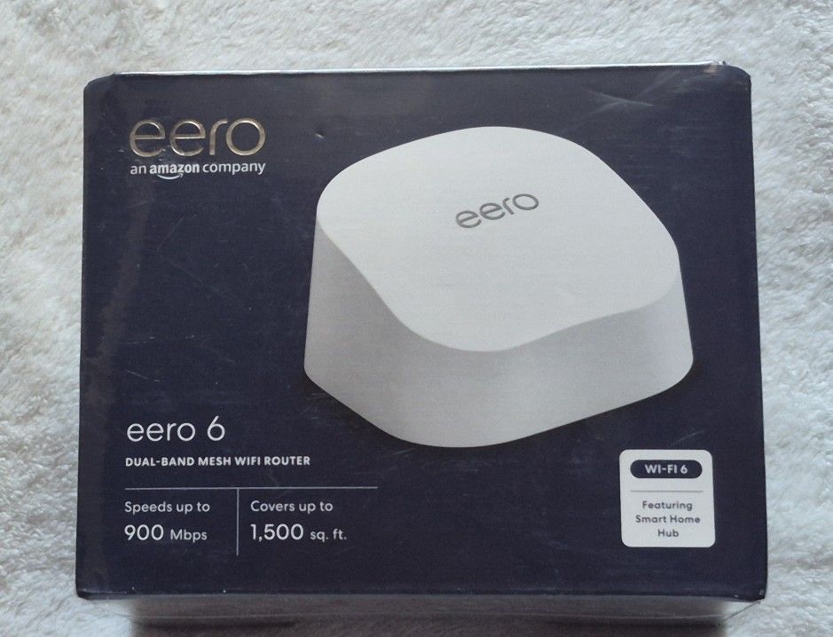 EERO 6 Dual-Band Mesh WI-FI Router- NEW