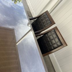 Comedor De 6 Sillas Mesa De Madera Con Vidrio 