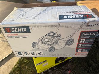 Senix 20 in. 144cc 4-Cycle Gas Push Lawn Mower with Side Discharge
