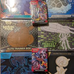Pokemon Elite Trainer Box ETB Cards NEW