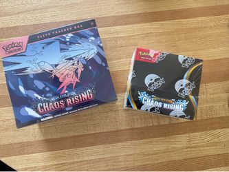 🔥 Pokémon TCG Chaos Rising – Factory Sealed 🔥  Brand new, 100% factory sealed Pokémon TCG products available.
