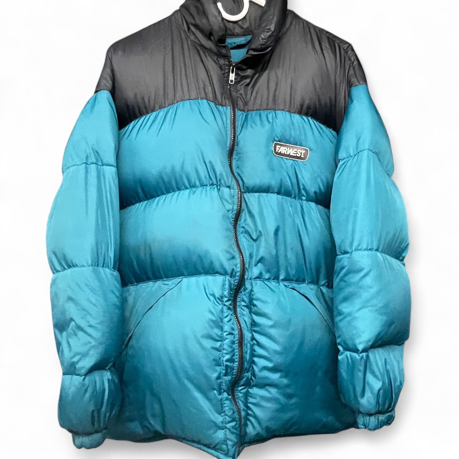 FARWEST Seattle Vintage Down Puffer Jacket, Men’s Medium