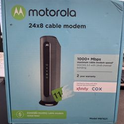 📦 Motorola 24x8 Cable Modem (Model MB7621) – $50