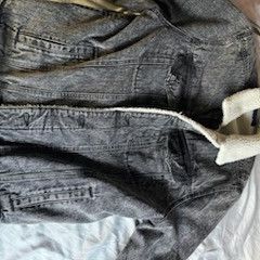 Aeropostale Sherpa Lined Jean Jacket 