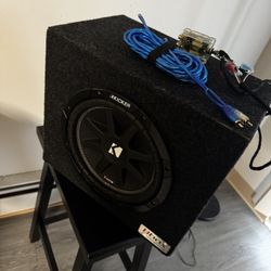 Subwoofer And Amp