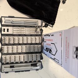 128 in 1 Electronics Precision Screwdriver Set, Professional Magnetic Repair Tool Kit with 122 Bits for Computer, PC, iPhone, Laptop, Game Console