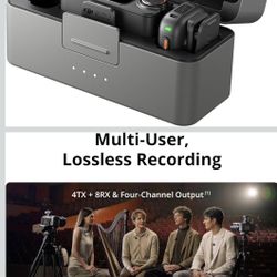 DJI Mic 3 (2 TX + 1 RX + estuche de carga), micrófono inalámbrico para iPhone/cámara/Android, ultraligero, control de ganancia adaptativo para un volu