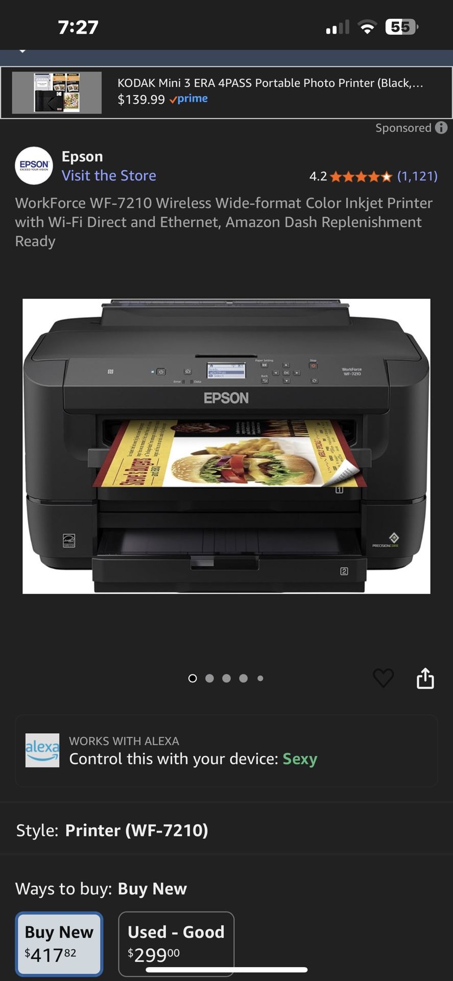 Epson Wf7210