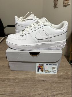 Size 5Y, 5.5Y, 6Y - Nike Air Force 1 Low Triple White
