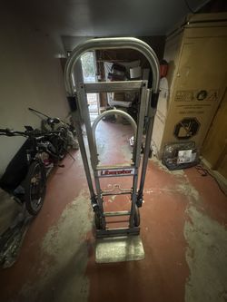 Uline Convertible Sr. Aluminum Hand Truck - Solid Wheels