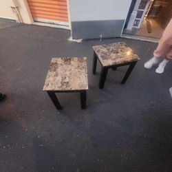 2 Small Tables 