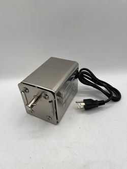 110V BBQ Rotisserie Motor, 15watt, Stainless Steel, 80lbs Load, 2-RPM