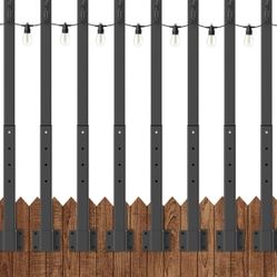 8 Pack String Lights Poles 