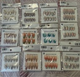 Press-On Nail Sets – Lot of 12 Packs