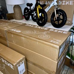 Balance bikes for only $45, brand new in the box.