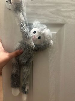 Velcro monkey plush