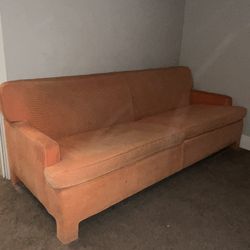 Orange Love Seat