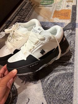 Amiri Ma 1 Shoes Black and white