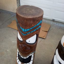 A Hand Carved Tiki