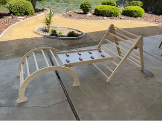 Wooden Climbing Set / Toddler Jungle Gym