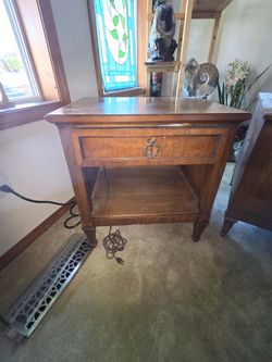 Antique solid wood bedroom set