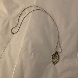 Holy Spirit and cross vintage necklaces