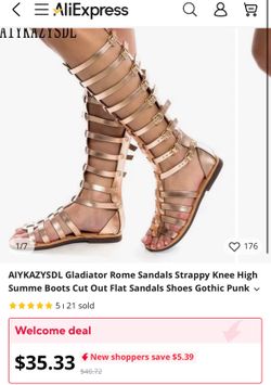 Gladiator sandals