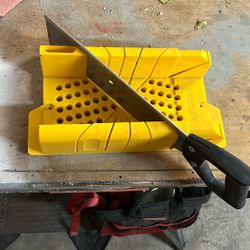 Stanley Miter box and saw