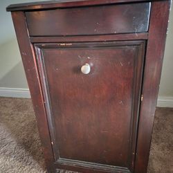 Antique 90s Solid Wood End Table