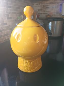 Happy Face Cookie Jar