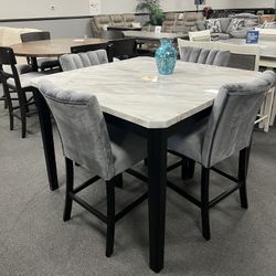 5PC Counter Height Dining Table Set 