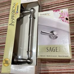 Paper Holder (Tp) With Flush Lever