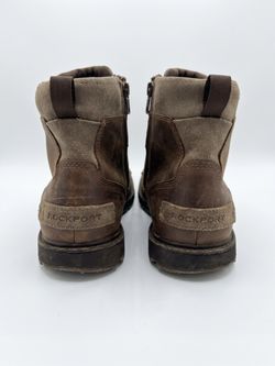 Rockport Brown Leather Ankle Boots size 10.5
