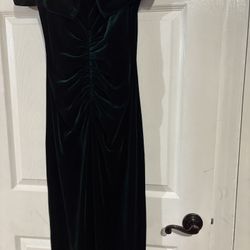 Hunter Velvet Dress