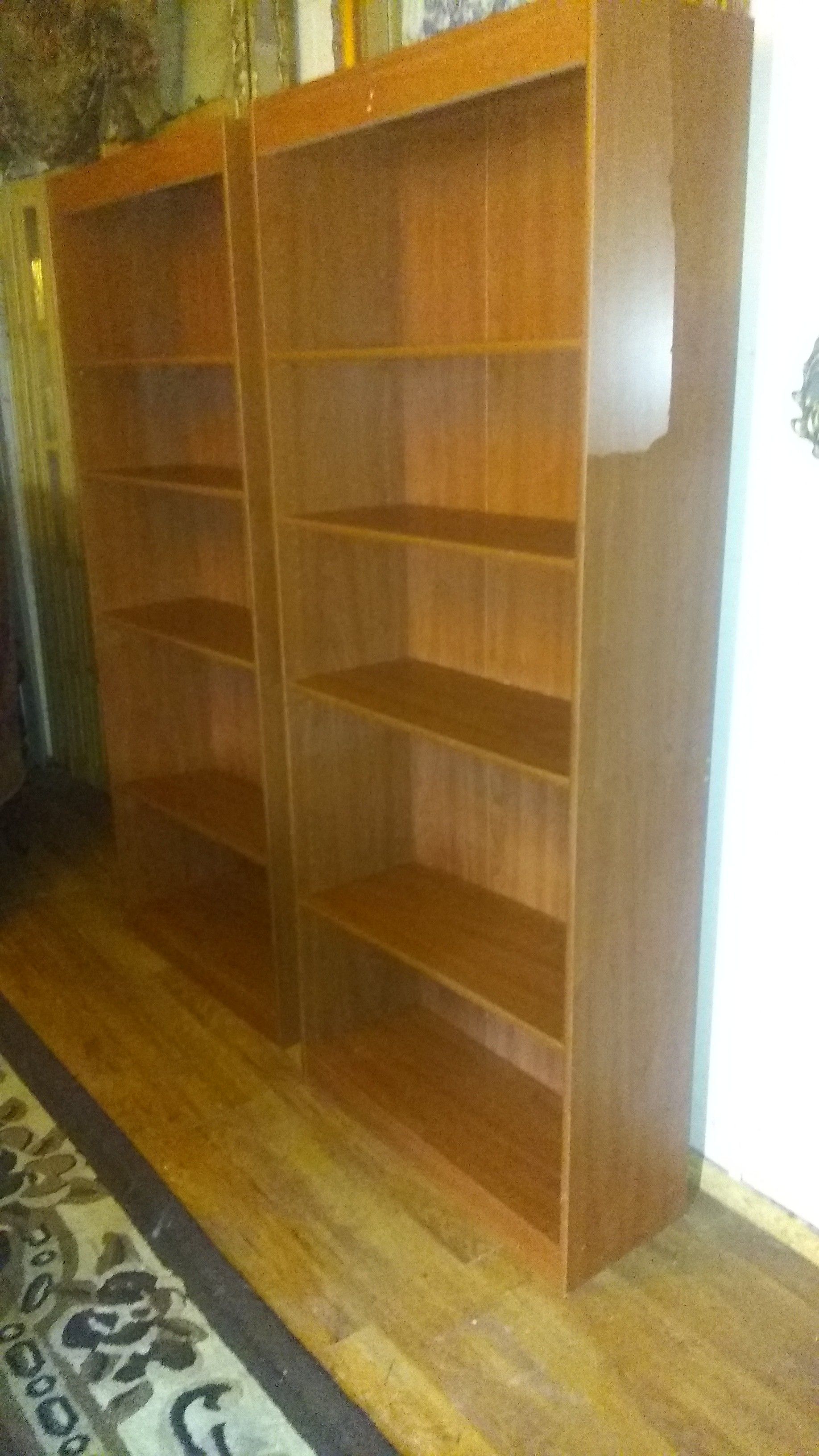 Book shelves 40.00 Ea.