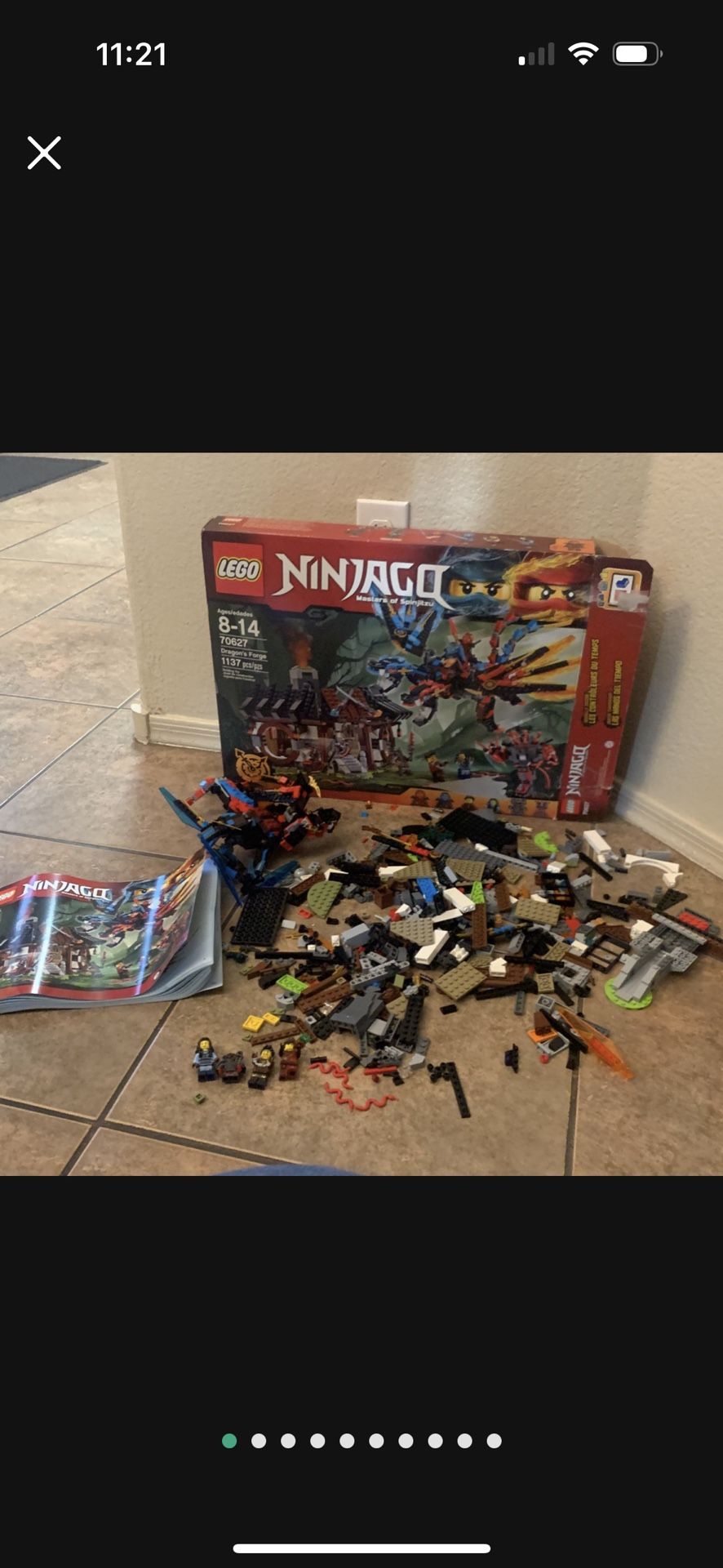 LEGO NINJAGO 70627 DRAGON'S FORGE (2017) RETIRED