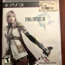 PS3 Final fantasy XIII