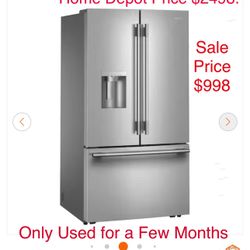  Kitchenaid French Door  Refrigerator 