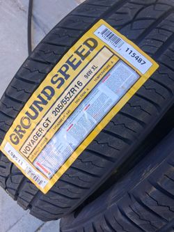 4 new tires 205/55/16..Ground Speed
